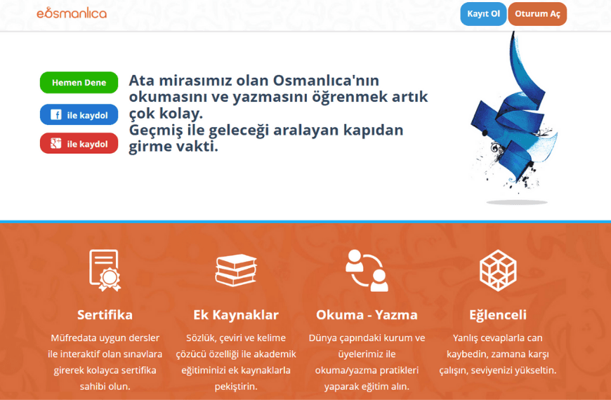 E-Osmanlıca Eğitim Platformu - Alaylı Bir Yazılımcı Projesi